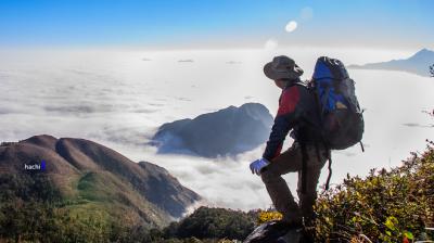 Biển mây trên đỉnh núi Muối lôi cuốn dân phượt